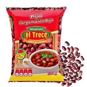 El Trece Frijol Cargamanto Rojo 500 gr. x 25