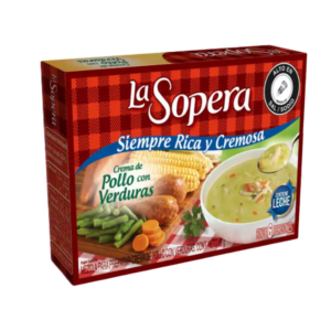 La Sopera Crema de Pollo con Verduras 85 gr x 12