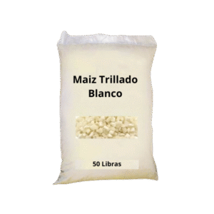 Maíz trillado blanco Bulto 50 Lbs