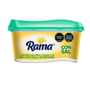 Mantequilla Rama con Sal de 500 gr