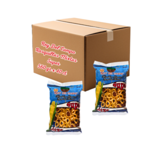 Rey Del Campo Rosquillas Mixtas Super 560 gr x 40ct
