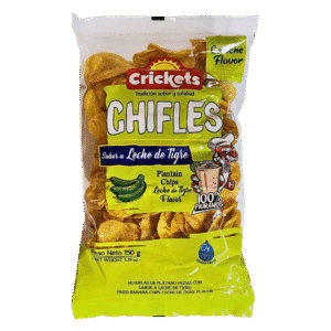 Crickets Plantain Chips Limon 150gr x 12