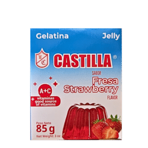 Castilla Gelatina Fresa 85 gr x 48