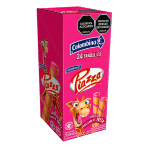 Colombina Piazza Barquillos Fresa 280 gr. x 12