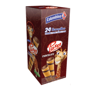 Colombina Piazza Barquillos Chocolate 280 gr. x 12