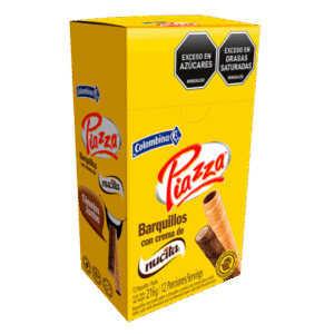 Colombina Piazza Barquillos Nucita 216 gr. x 12