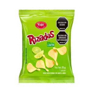 Yupi Rizadas Limon 25 gr x 20