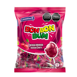 Colombina Bon Bon Bum Cereza Intensa 456 gr. x 15