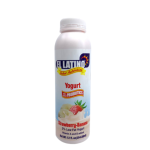 El Latino Strawberry Banana Yogurt 12 oz. x 12