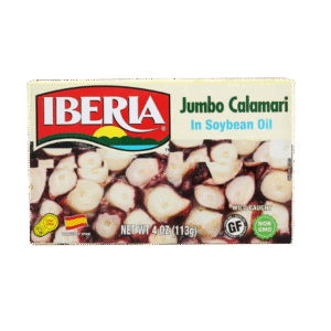 Iberia Jumbo Calamari in Soybean Oil 4 oz. x 25