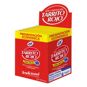 JGB Tarrito Rojo Kola Granulada (Display) 25 gr. x 8