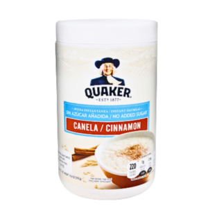 Quaker Instant Oats Sugar Free w/ Cinnamon 310 gr. x 12