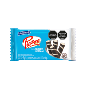 Colombina Piazza Barquillos Cookies & Creme 45 gr. x 36