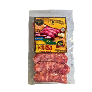 Corte's Linguica Toscana with Bacon 14 oz. x 12