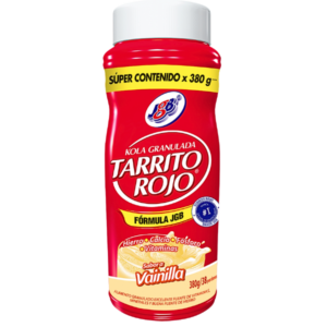 JGB Tarrito Rojo Vanilla 380 gr. x 24