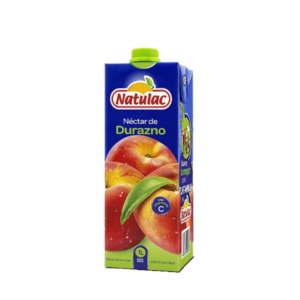 Natulac Peach Nectar 1 Liter x 12