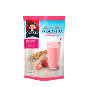 Quaker Avena Molida Fresa  330 gs 3 x 24