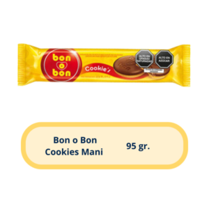 Arcor Bon o Bon Cookies Mani 95 gr. x 36