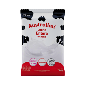 Australian Leche Entera en Polvo 350 gr x 12