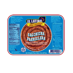 El Latino Salchicha Parrillera 8 oz. x 12