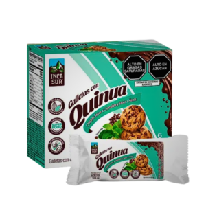 IncaSur Galletas con Quinua Chocolate y Menta 180 gr. x 12