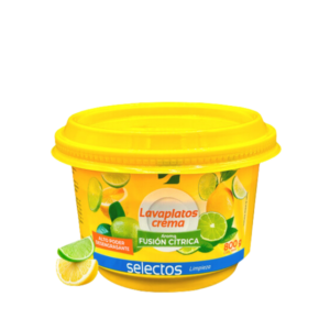 Selectos Lavaplatos Crema Fusion Citrica 800 gr x 12