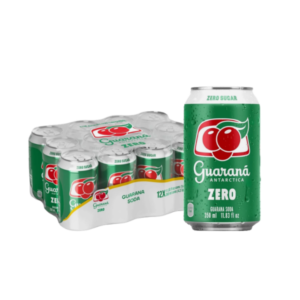 Guarana Antarctica  Soda Zero (CANS) 12 oz. x 12