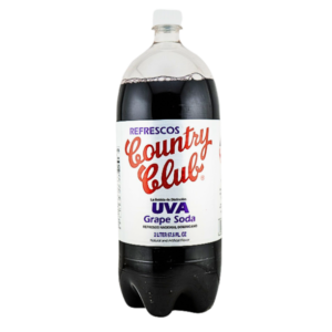 Country Club Grape Soda 2 Liter x 8