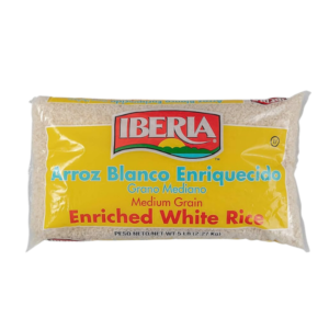 Iberia Medium Grain Rice 5 lbs. x 8