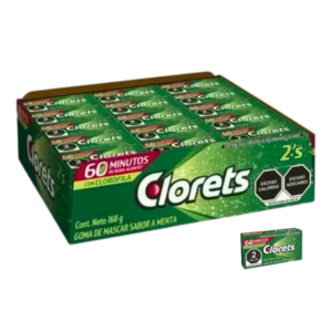 Clorets Chicle Menta Verde x 60 units (1 Display)