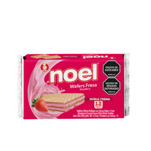 Noel Wafers Fresa Doble Crema 264 gr. x 24