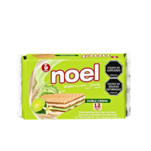 Noel Wafers Limon Vainilla Doble Crema 264 gr. x 24